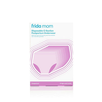 Slip Monouso Post-Parto a Vita Alta in Microfibra (Set da 8 Pezzi) - Comfort e Protezione Cicatrice