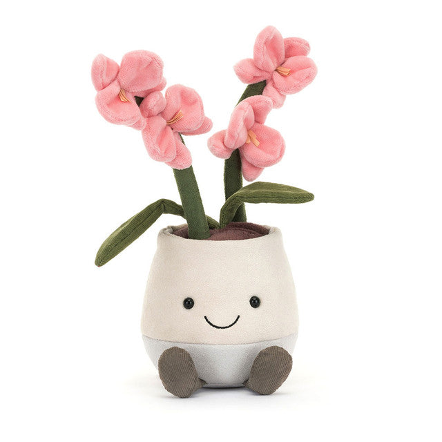 Peluche morbido orchidea rosa