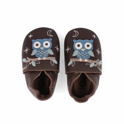Scarpine Soft Sole Gufo Cioccolato