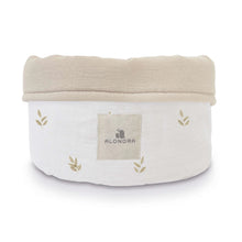 Cestino Portasaponi Trapuntato in Puro Cotone - Organizer per Fasciatoio