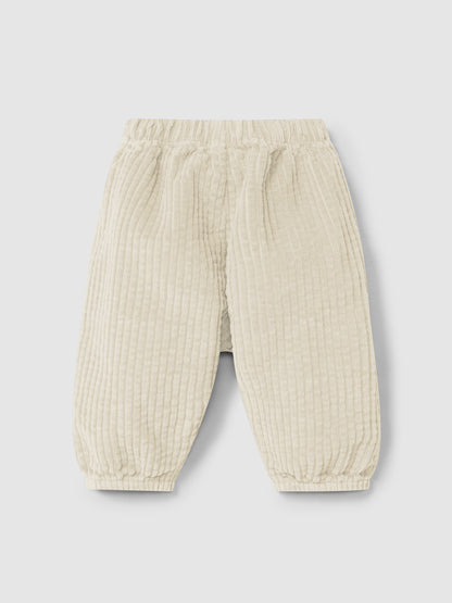 Pantaloni pull-up in velluto a coste - 100% cotone biologico