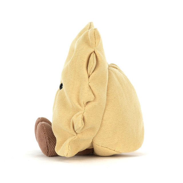 Peluche morbido pasta farfalle