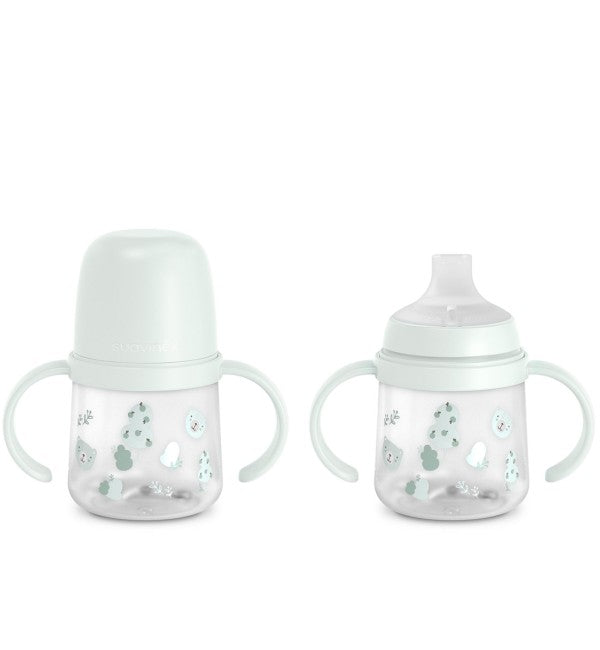 Biberon con Manici Fosforescenti Suavinex Wild&Free - Dai 4 mesi