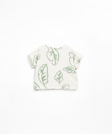T-shirt in jersey stampato