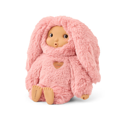 Bambola di Pezza e Peluche Rosey la Coniglietta Dolce (in Shearling Riciclato GRS - 30 cm)