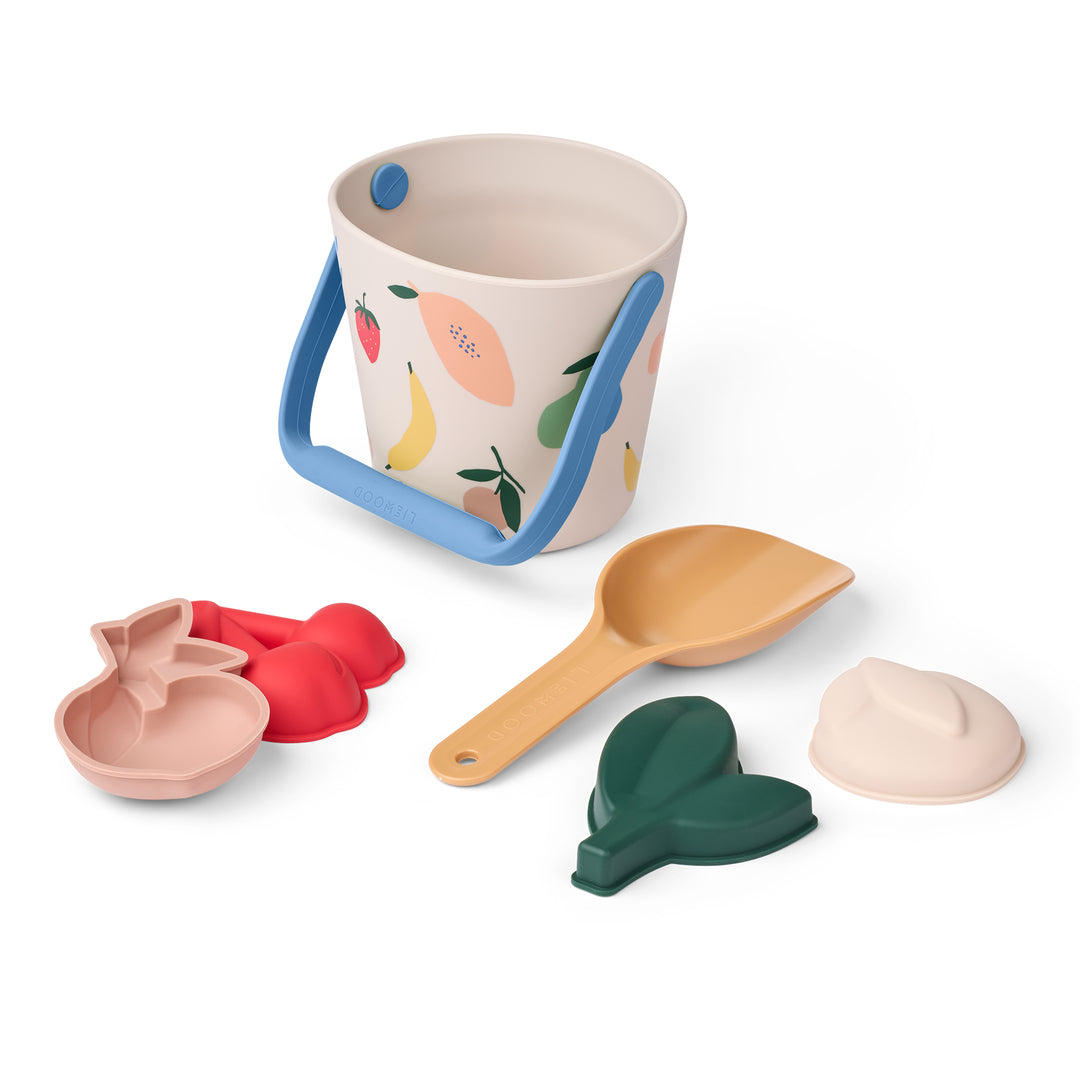 Set giochi per la spiaggia Gilma - Secchiello in Silicone e Formine