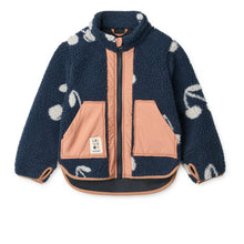 Giacca in pile noam - 100% poliestere riciclato
