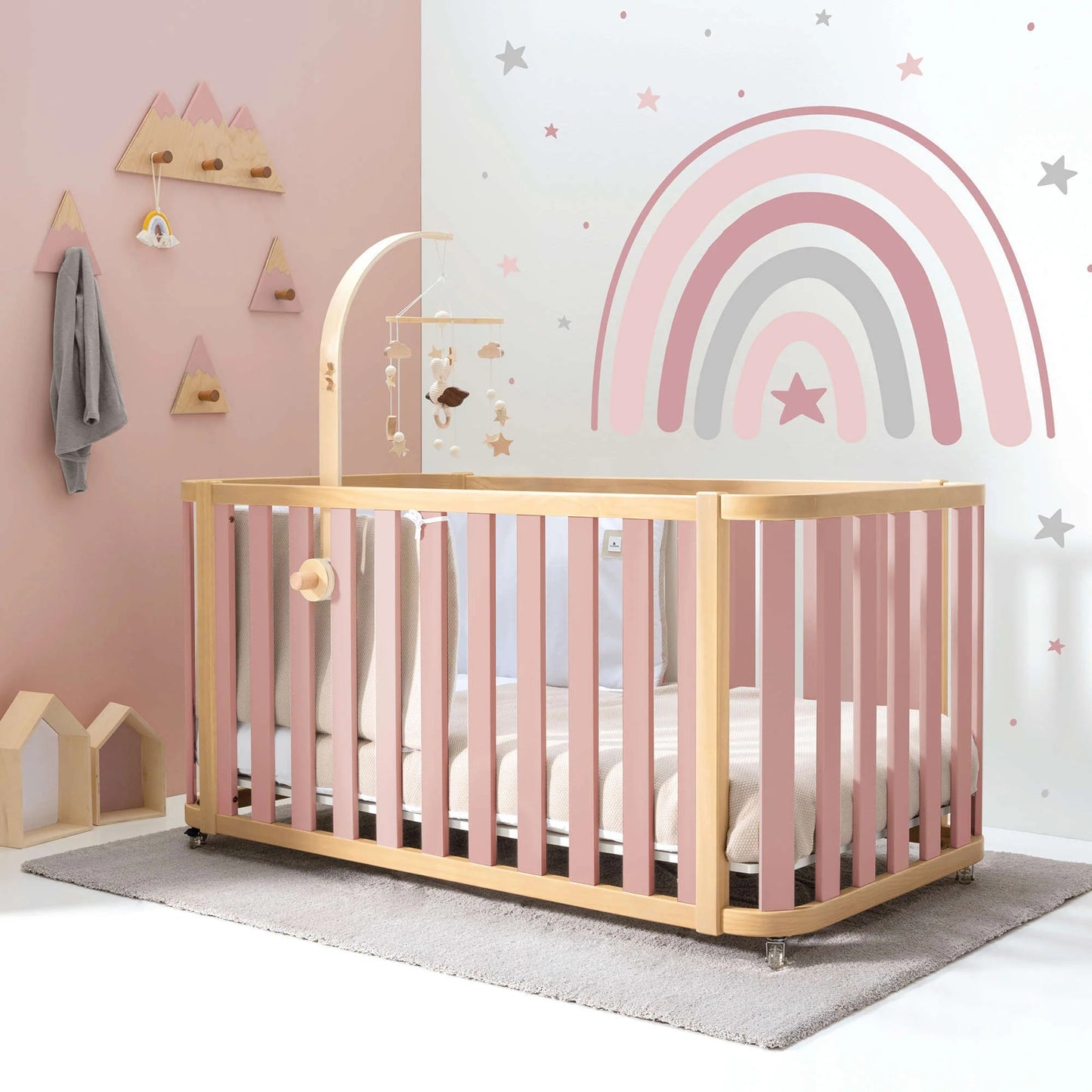 Lettino evolutivo Crea DUE PLUS - Lettino-Letto montessoriano-Scrivania