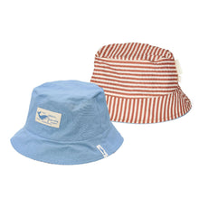 Cappellino alla Pescatora 'Ocean Splash' (Reversibile in Seersucker e Ripstop)