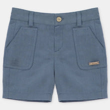 Pantaloni corti in tessuto - Blu