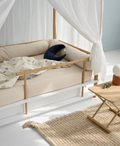 Letto in Rovere Massello 'Camp Nomad Canopy Bed'- 90 x 180 cm