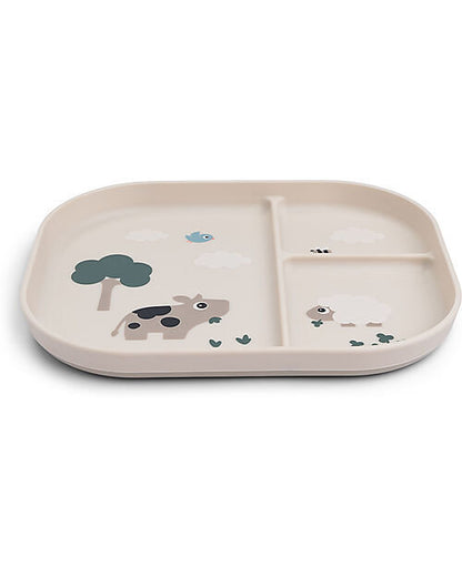 Piatto con Scomparti Tiny Farm - 100% PP Alimentare