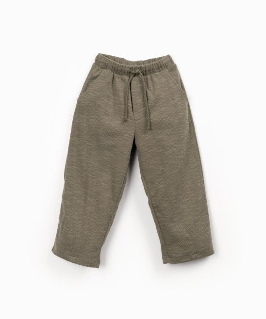 PANTALONI RIB DI MAGLIA FIAMMA