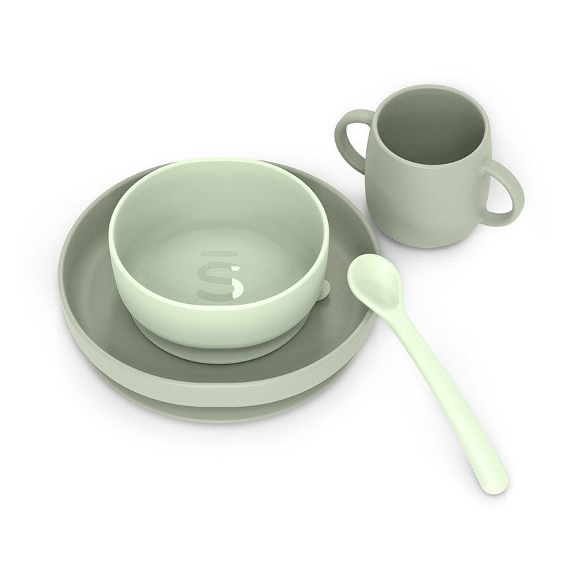 Set svezzamento stoviglie in silicone - Dai 4 mesi