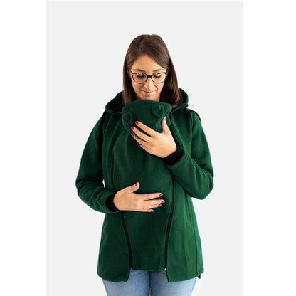 Giacca premaman in lana 3 in 1 - Antivento e antipioggia