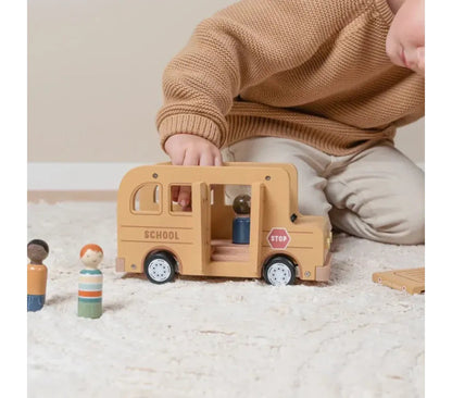 Veicolo giocattolo in legno ScuolaBus - Dai 18 mesi