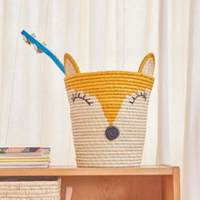 Cesto contenitore in rafia - Volpe