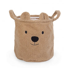 Cesto portaoggetti teddy brown - bello e morbido!