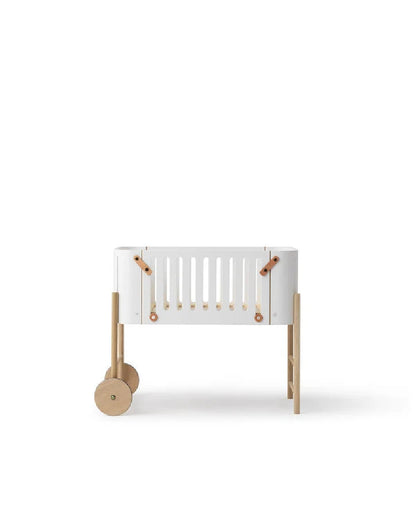 Culla Co-Sleeping Evolutiva in Betulla e Rovere Massello 'Wood Co-Sleeper'