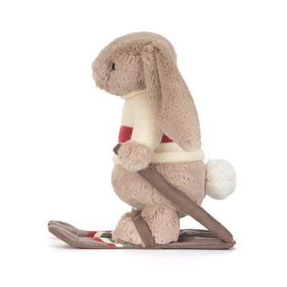 Peluche morbido Coniglietta Sciatrice Bashful Bunny Gold Medal Ski Outfit