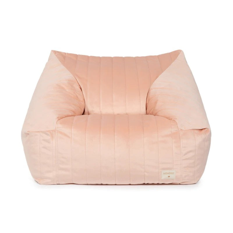 Pouf Poltrona in velluto BeanBag 72x75x42cm