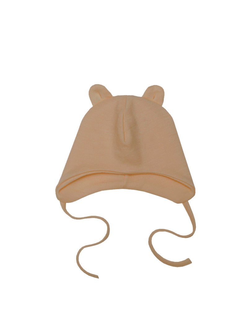 Cappellino lana e seta - con orecchie Teddy