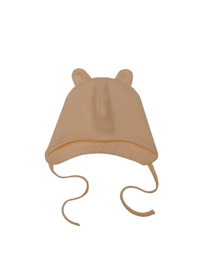 Cappellino lana e seta - con orecchie Teddy