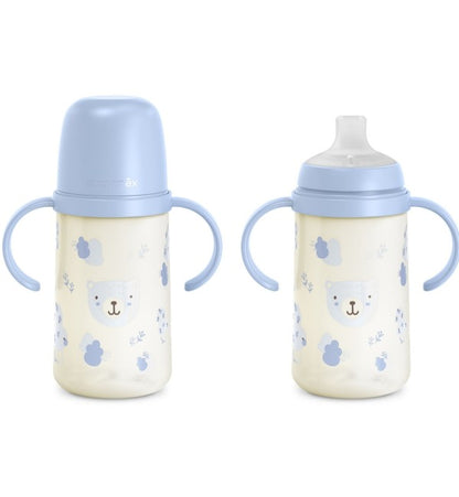 Biberon con Manici Fosforescenti Suavinex Wild&Free - Dai 4 mesi