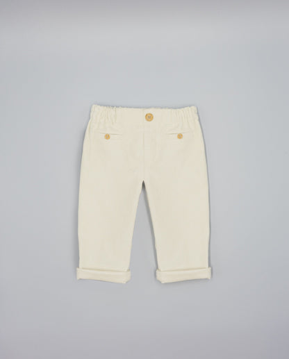 Pantaloni in velluto a coste con le tasche - 100% Cotone