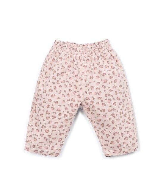 PANTALONI IN TWILL STAMPATO