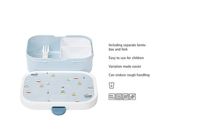 Lunch Box con divisori - Porta pranzo con forchetta