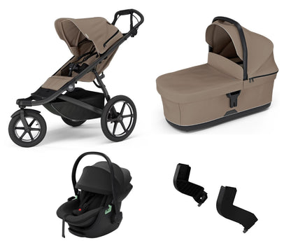 Trio Thule Urban Glide 3 - con ovetto reclinabile Maple