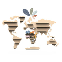 Mappamondo Scaffale Espositore in Legno con Figures 'Global Animal Collection' (3+ Anni)