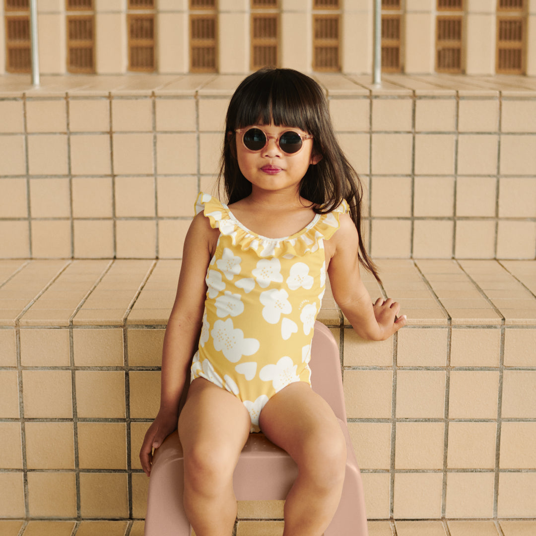 Costume da bagno con Volant e Protezione UV40+ - Kallie