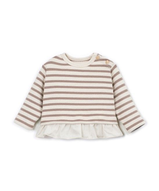 FELPA IN MAGLIA A RIGHE