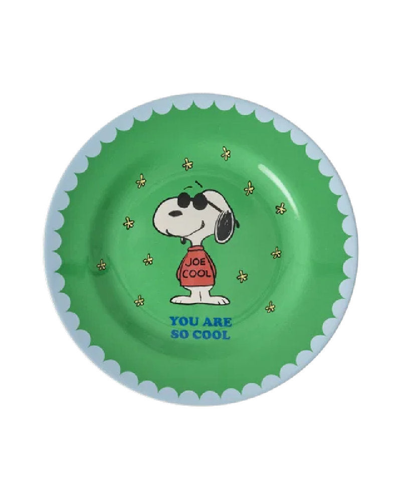 Piatto piccolo in Melamina Snoopy by Rice - Collezione Esclusiva Rice x Peanuts
