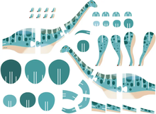 Puzzle 3d - diplodocus