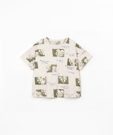 T-SHIRT DI MAGLIA CON STAMPA