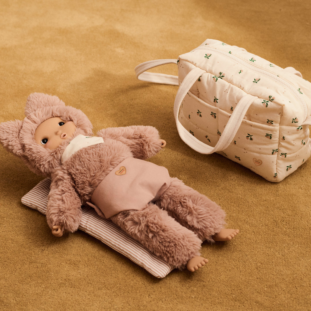Kit Borsa e Accessori Cambio per Bambole Neoma - in cotone Biologico - Dai 3 anni