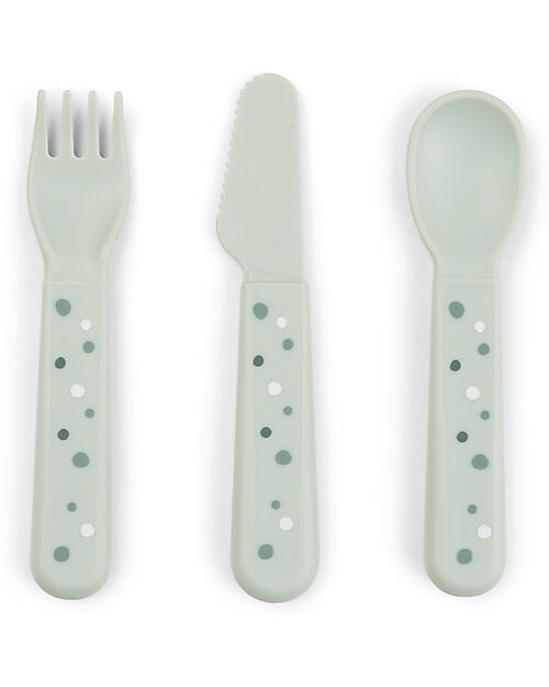 Set posate Foodie Happy Dots - 100% PP Alimentare