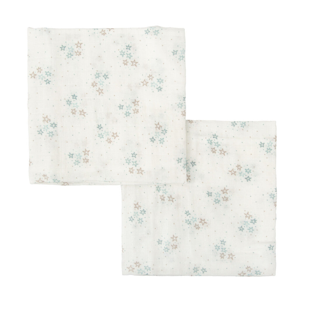Mussola 60x60cm - Set da 2 pezzi 100% in Bamboo