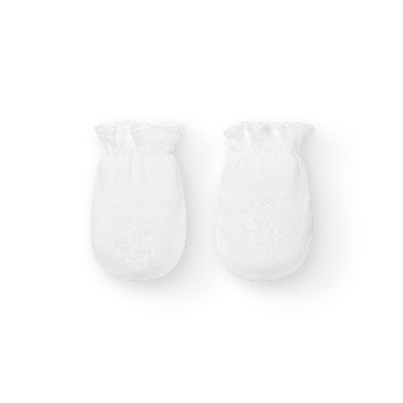 Guantini Antigraffio per Neonato in 100% Puro Cotone