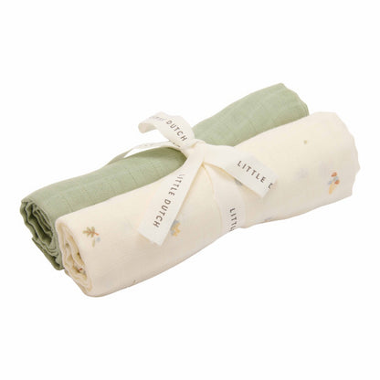 Mussole in cotone 70x70cm - 100% Cotone organico