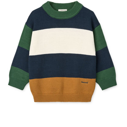 Maglione a righe ORLANE - 100% Cotone