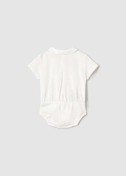 Body neonato bianco - Manica Corta