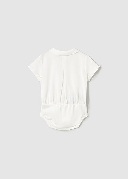 Body neonato bianco - Manica Corta