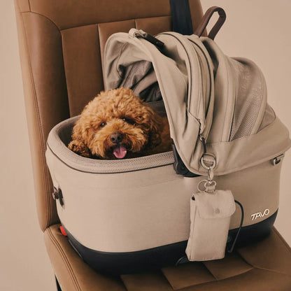 Tavo Pets - Maeve Wind con ventilazione integrata - Trasportino Premium per Animali con isofix