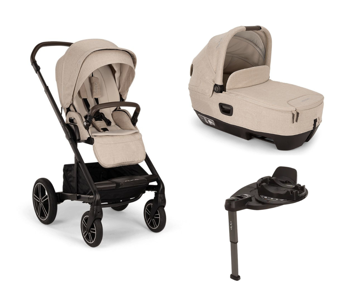 Nuna Duo Mixx Next con navicella Cari e base rotante Curv