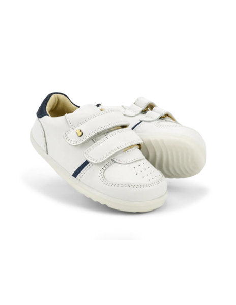 Scarpine Step Up Riley white + navy
