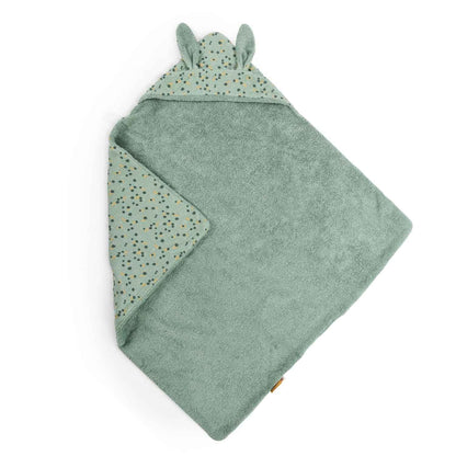 Accappatoio a triangolo - trois petits lapins